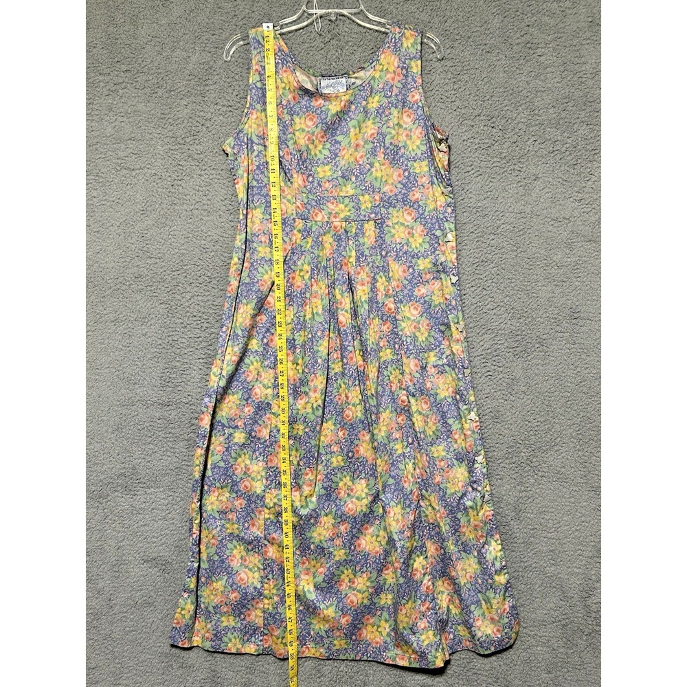 New April Cornell Pudding‎ Shop Womens Size 3 Cottagecore Prairie Dress Floral - Picture 6 of 9